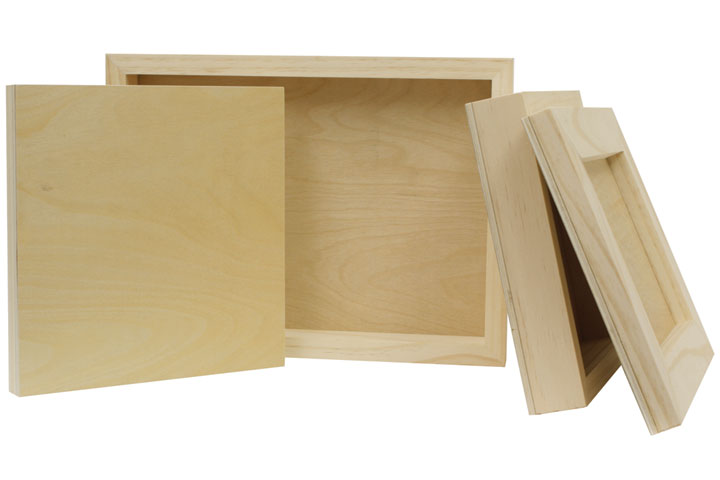 Cradled Wood Panels の ストレッチャー &amp; パネル | kamapigment.jp-日本人