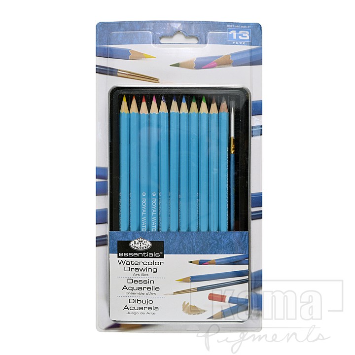 AC-CR0534, watercolor pencil small tin art set Set