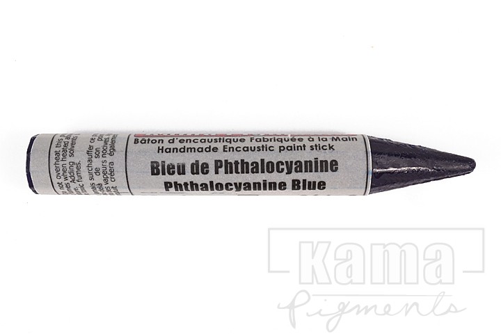 EN-202085, Encaustic Monotype Stick Phthalocyanine Blue G.S., série 2