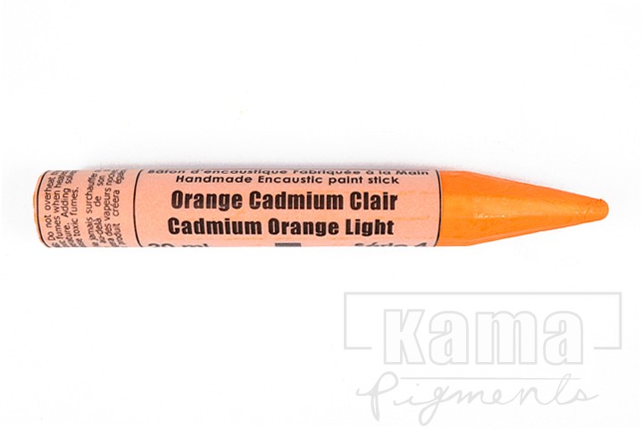 EN-204050, Encaustic Monotype Stick Cadmium Orange Light, série 4