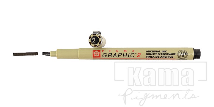 FE-SK3002-49, Sakura graphic pen 2mm -black