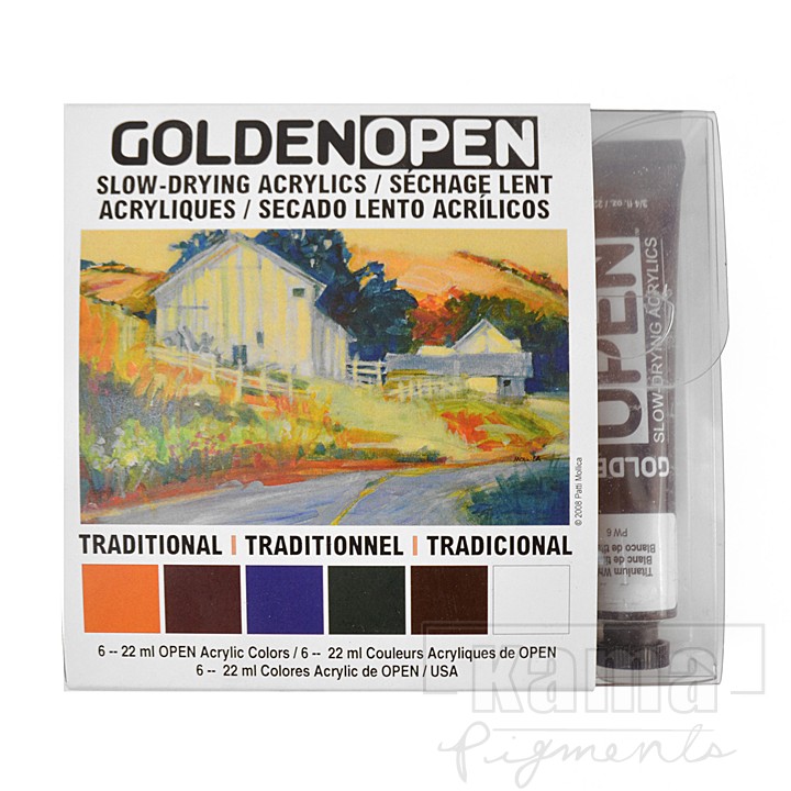 PA-GD0045, OPEN Acrylic Traditionnal Color Set