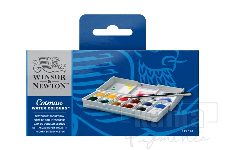 PA-WN0005, Cotman Watercolor Sketchers’ Pocket Box (12)