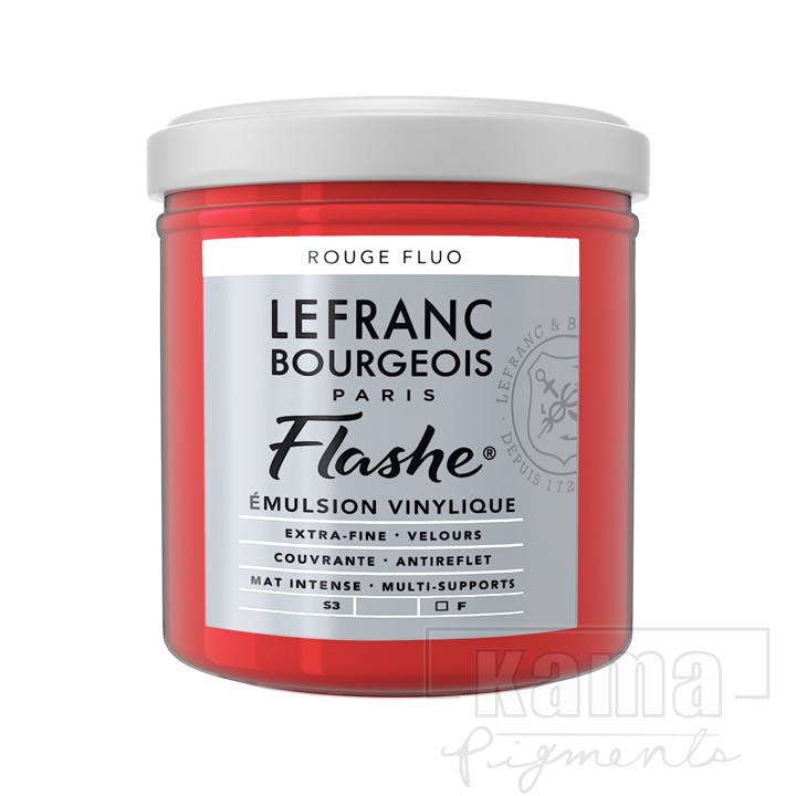 PG-LB0382-C, LB.flashe gouache fluorescent red