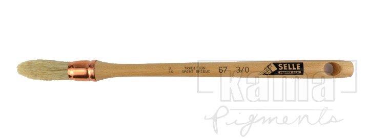 PI-BL0010-15, Pointed Fitch Brush n°3/0