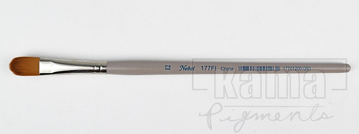 PI-FC177F-12, Nobel 177F Synthetic Filbert Brush n°12