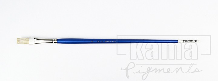 PI-HJ010F-06, HJ.10F Flat/Long Hog Bristle Brush n°6