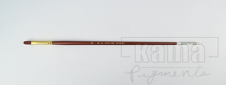PI-HJ0911-02, HJ.911 Oil & Acrylic Brush -Filbert n°2