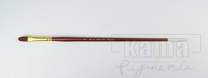 PI-HJ0911-04, HJ.911 Oil & Acrylic Brush -Filbert n°4