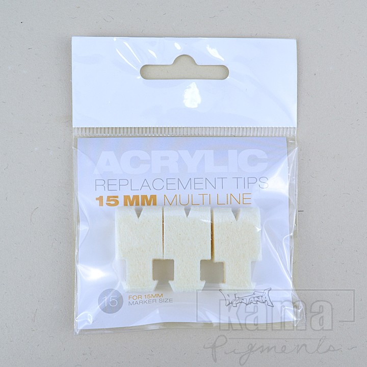 PI-MK3577-49, acrylic marker nib multihead 15mm/(3)