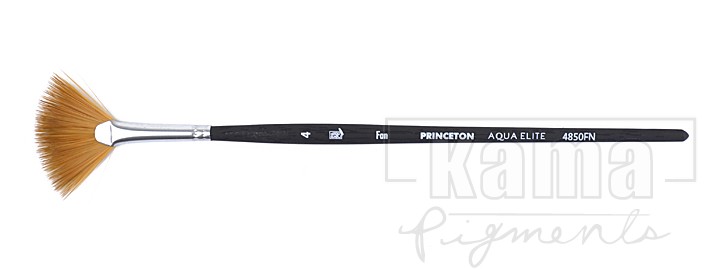 PI-PB4850-06, Pinceau Aqua Elite Kolinsky Syntétique -Éventail n°4