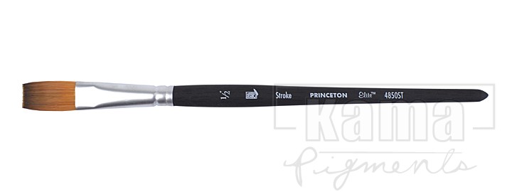PI-PB4850-52, Aqua Elite Synthetic Kolinsky sable Brush -Strokes, 1/2"