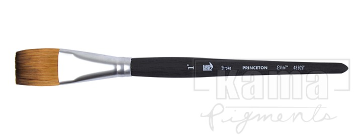 PI-PB4850-56, Aqua Elite Synthetic Kolinsky sable Brush -Strokes, 1"