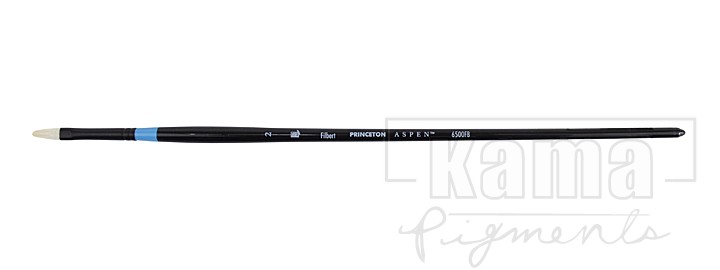 PI-PB6500-40, Aspen Synthetic Bristle Oil & Acrylic Brush -Filbert, n°2
