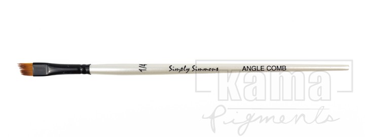 PI-SM0010-08, S.Simmons brush angle comb 1/4"