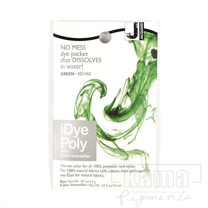 PS-NA0776, idye textile dye -poly green (synth. fibres) 14 g