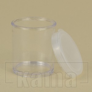 Plastic Jar & Cover 1.5" - (8)