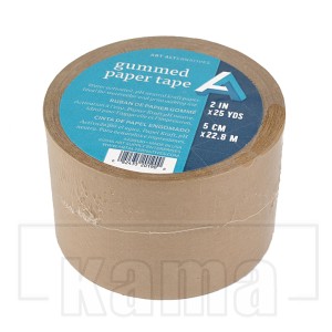 AC-TA0100, Gummed Kraft Paper Tape Acid Free -48mm x 22m (2")