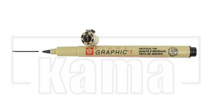 FE-SK3001-49, Sakura graphic pen 1mm -black