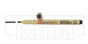 FE-SK3002-49, Sakura graphic pen 2mm -black