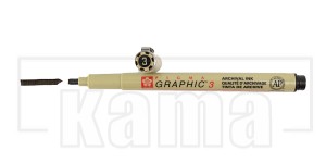 FE-SK3003-49, Sakura graphic pen 3mm -black