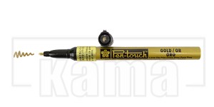 FE-SK4130-01, Sakura pentouch markers, fine/gold