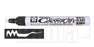FE-SKPFKC-50, Sakura pentouch calligraphy, medium/white