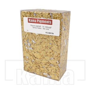 FO-BI0106, Tamise Flakes -mix gold - color 2, color 2½ & aluminum