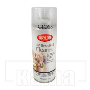 ME-VE0171, Krylon Artist Sprays:Clear Gloss UV Resistant