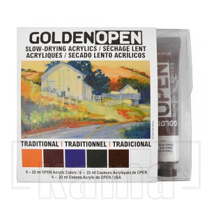 PA-GD0045, OPEN Acrylic Traditionnal Color Set
