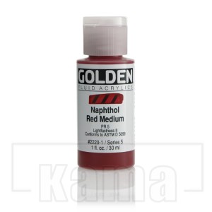 PA-GD2220, FLUID acrylic, Naphthol Red Med., series 5
