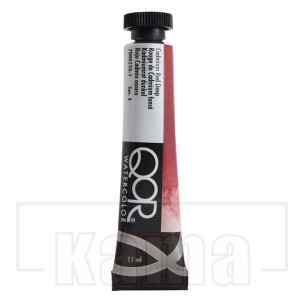 QoR aquarelle rouge cadmium foncé, tube 11ml