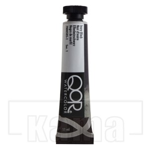 QoR aquarelle noir d'ivoire, tube 11ml