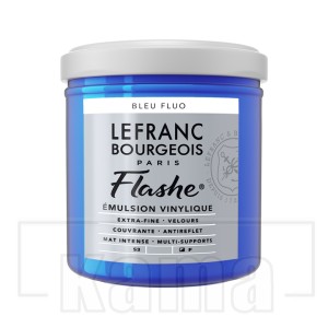 PG-LB0380-A, LB.flashe gouache fluorescent light blue