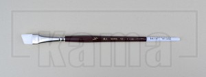 PI-HJ0925-40, HJ.925 White Taklon Angular Shader Brush 1/2"