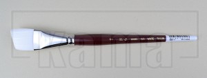 PI-HJ0925-70, HJ.925 White Taklon Angular Shader Brush 1"