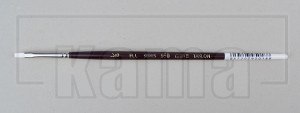 PI-HJ0950-10, HJ.950 White Taklon Flat Brush 1/8"