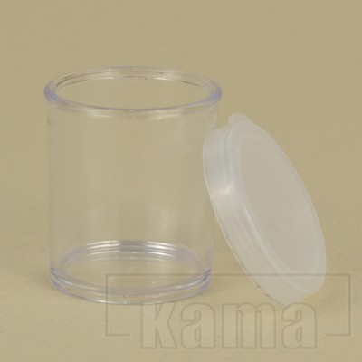 AC-BO0228, Plastic Jar & Cover 1.5" - (8)