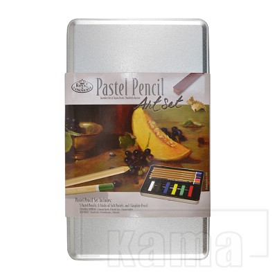 AC-CR0535, pastel pencil small tin art set Set