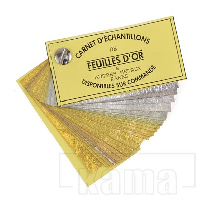 AC-FO0102, Sample books genuine gold leaf