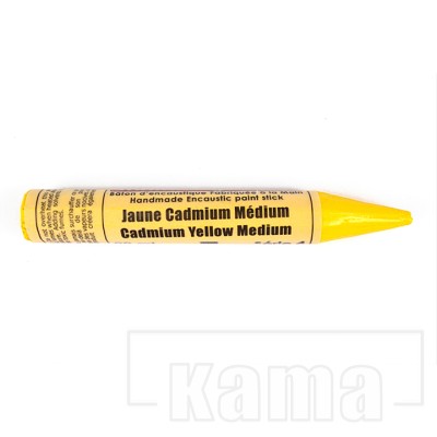 EN-204030, Encaustic Monotype Stick Cadmium Yellow Medium, série 4