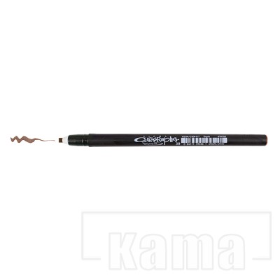 FE-SK03KC-117, Sakura pigma calligraphy pen 3mm -sepia