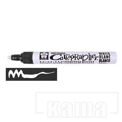 FE-SKPFKC-50, Sakura pentouch calligraphy, medium/white
