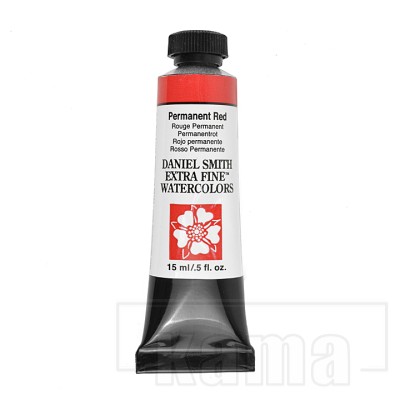 D.S. watercolor, permanent red, series 1, 15ml tube