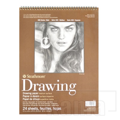 Strathmore Drawing Pad Ser.400, Medium Surface 11x14"