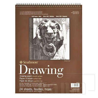 Strathmore Drawing Pad Ser.400, Smooth Surface 11x14"