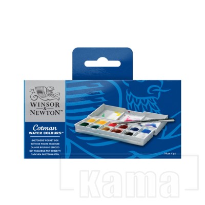 PA-WN0005, Cotman Watercolor Sketchers’ Pocket Box (12)