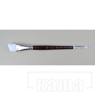 PI-HJ0925-60, HJ.925 White Taklon Angular Shader Brush 3/4"