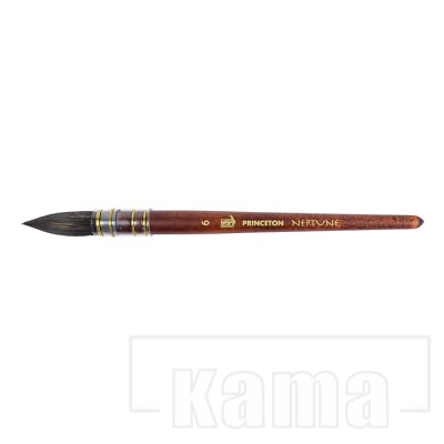 PI-PB4750-30, Neptune Synthetic Squirrel Watercolor Brush -Quill, N°6