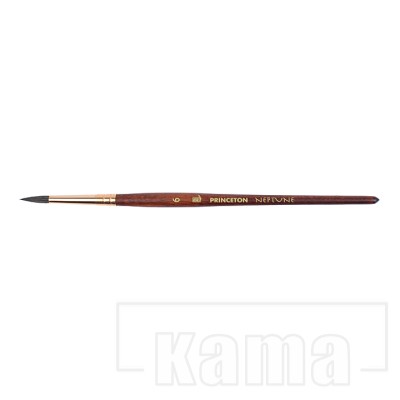 PI-PB4750-52, Neptune Synthetic Squirrel Watercolor Brush -Round, N°6